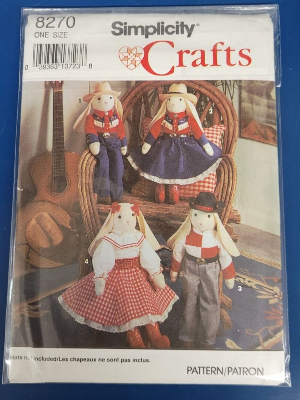 Vintage Simplicity Bunny's & Clothes (Patriotic & Cowboy & Cowgirl Outfits)